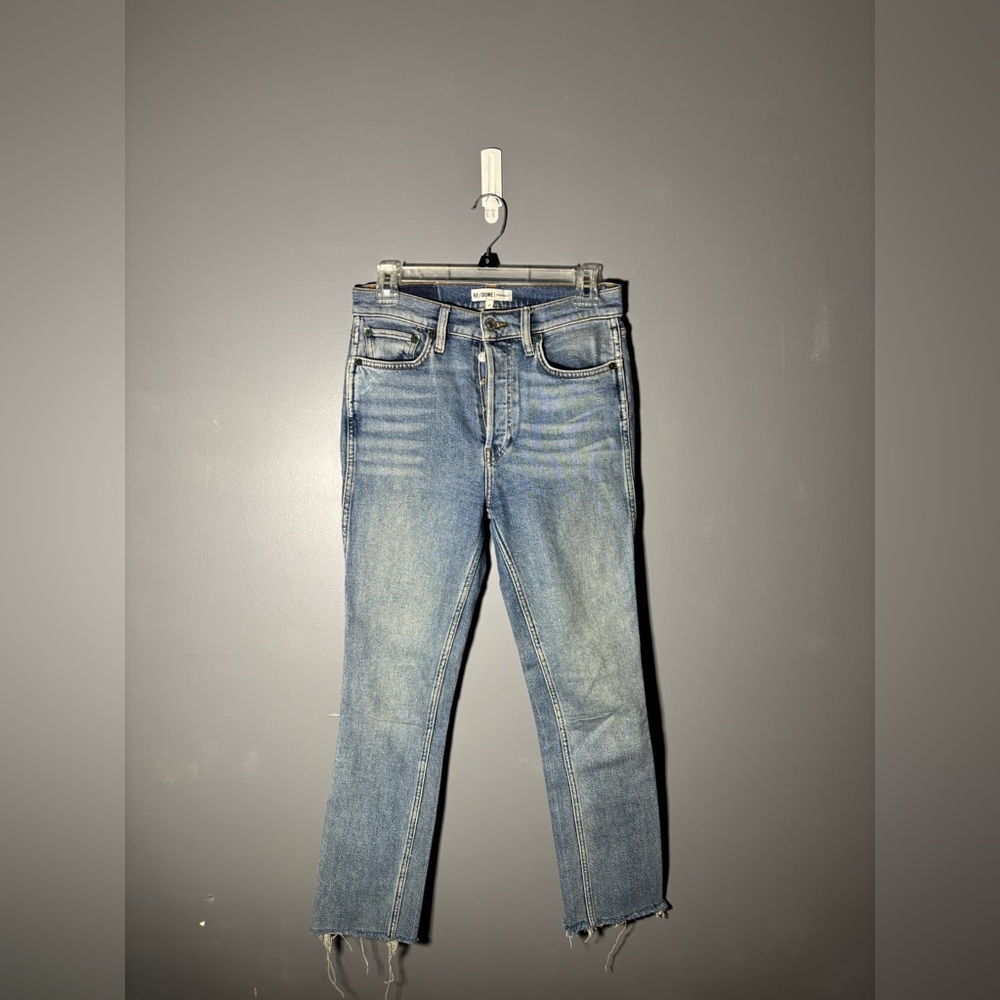 Re/done Originals Double Needle Long in Light 41 Women’s Size 27 - Picture 2 of 6